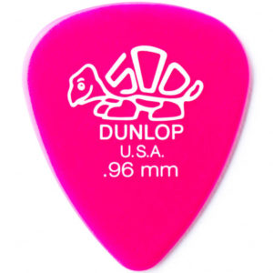 Dunlop Delrin 500 0.96mm 72-pack plectrumset donker roze