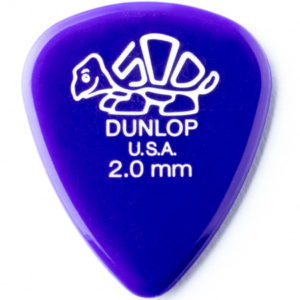 Dunlop Delrin 500 2.0mm 72-pack plectrumset violet